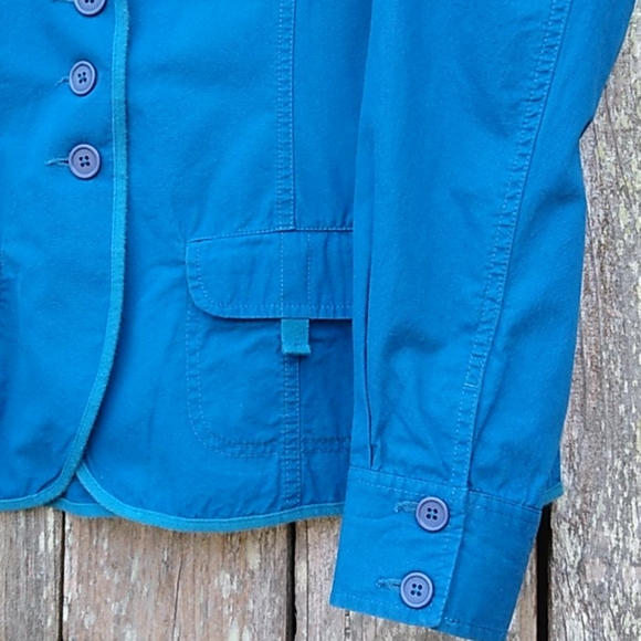 Denim&Co Blue Cotton Jacket - Picture 4 of 11